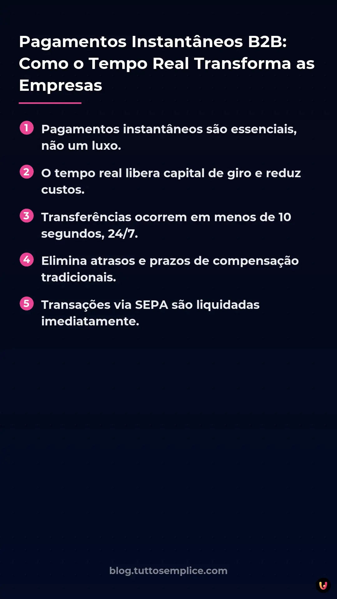 List: Pagamentos Instant&acirc;neos B2B: Como o Tempo Real Transforma as Empresas