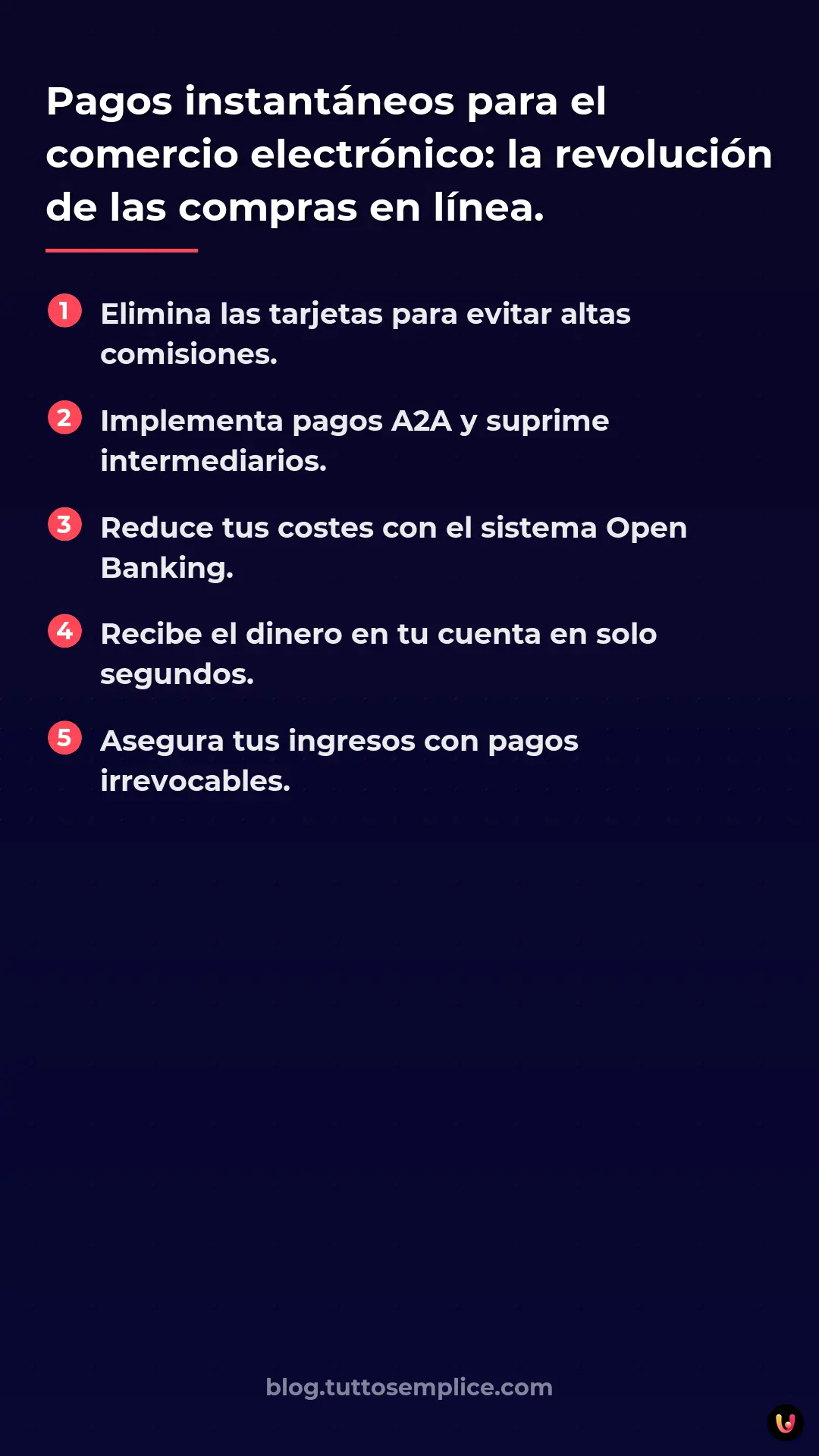 List: Pagos instant&aacute;neos para el comercio electr&oacute;nico: la revoluci&oacute;n de las compras en l&iacute;nea.