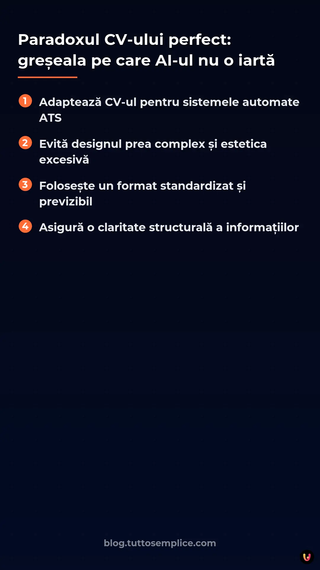 List: Paradoxul CV-ului perfect: greșeala pe care AI-ul nu o iartă