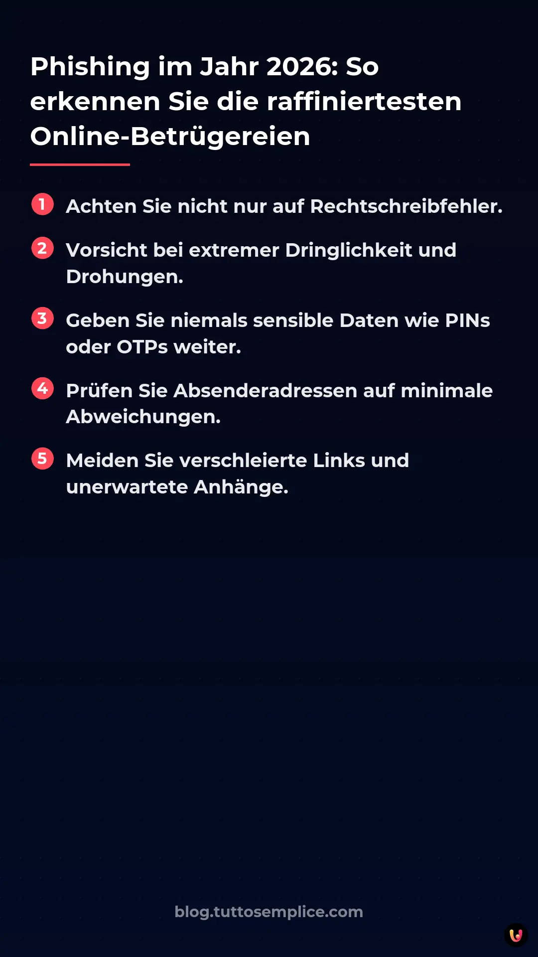 List: Phishing im Jahr 2026: So erkennen Sie die raffiniertesten Online-Betr&uuml;gereien