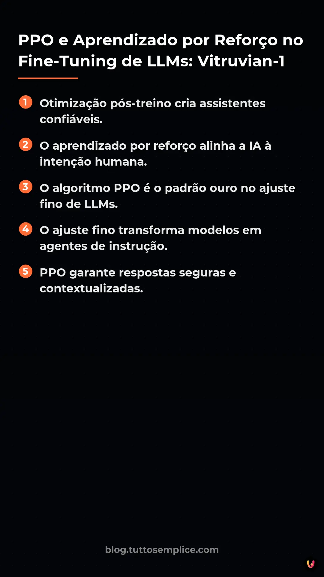List: PPO e Aprendizado por Refor&ccedil;o no Fine-Tuning de LLMs: Vitruvian-1