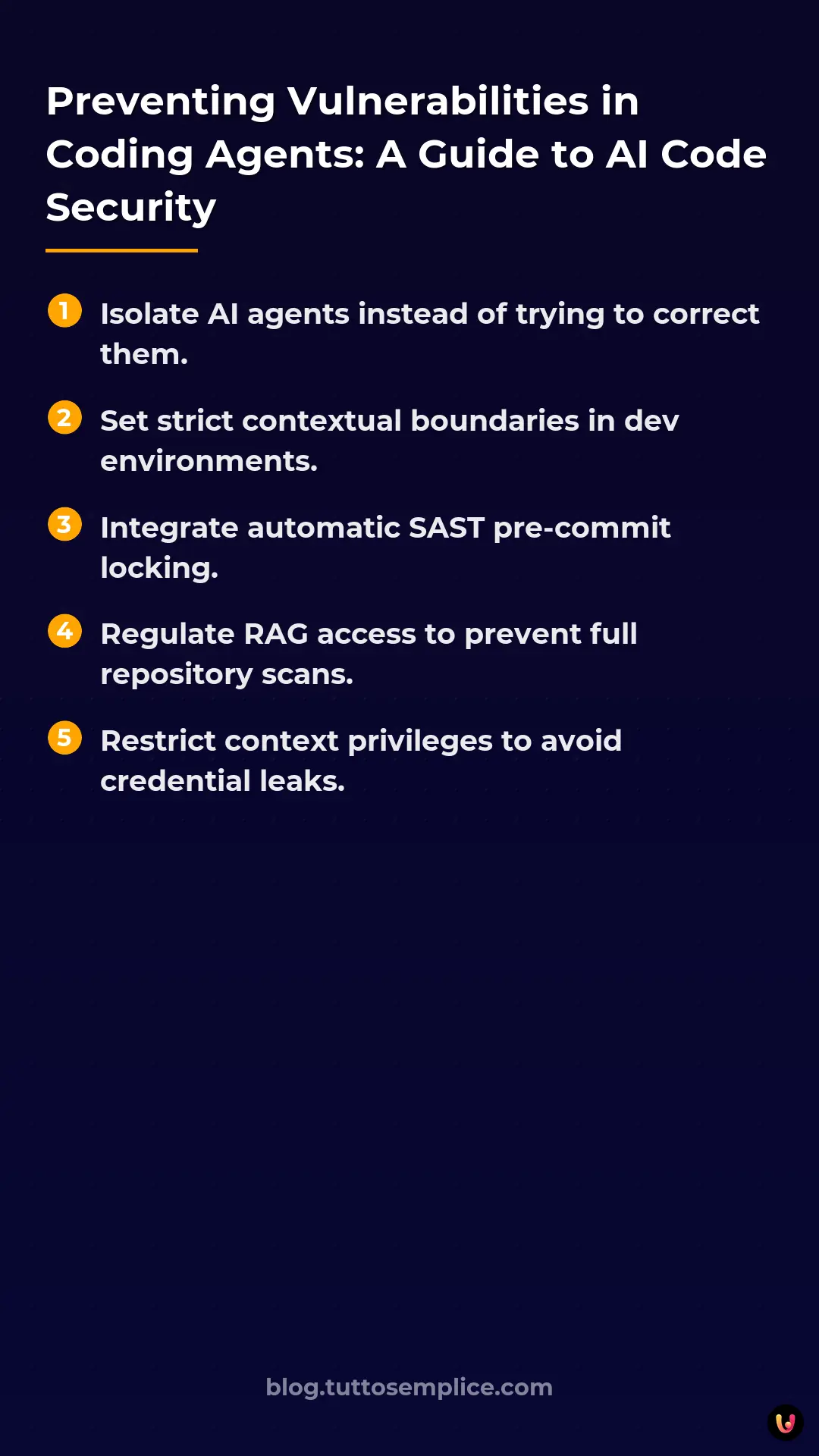 List: Preventing Vulnerabilities in Coding Agents: A Guide to AI Code Security