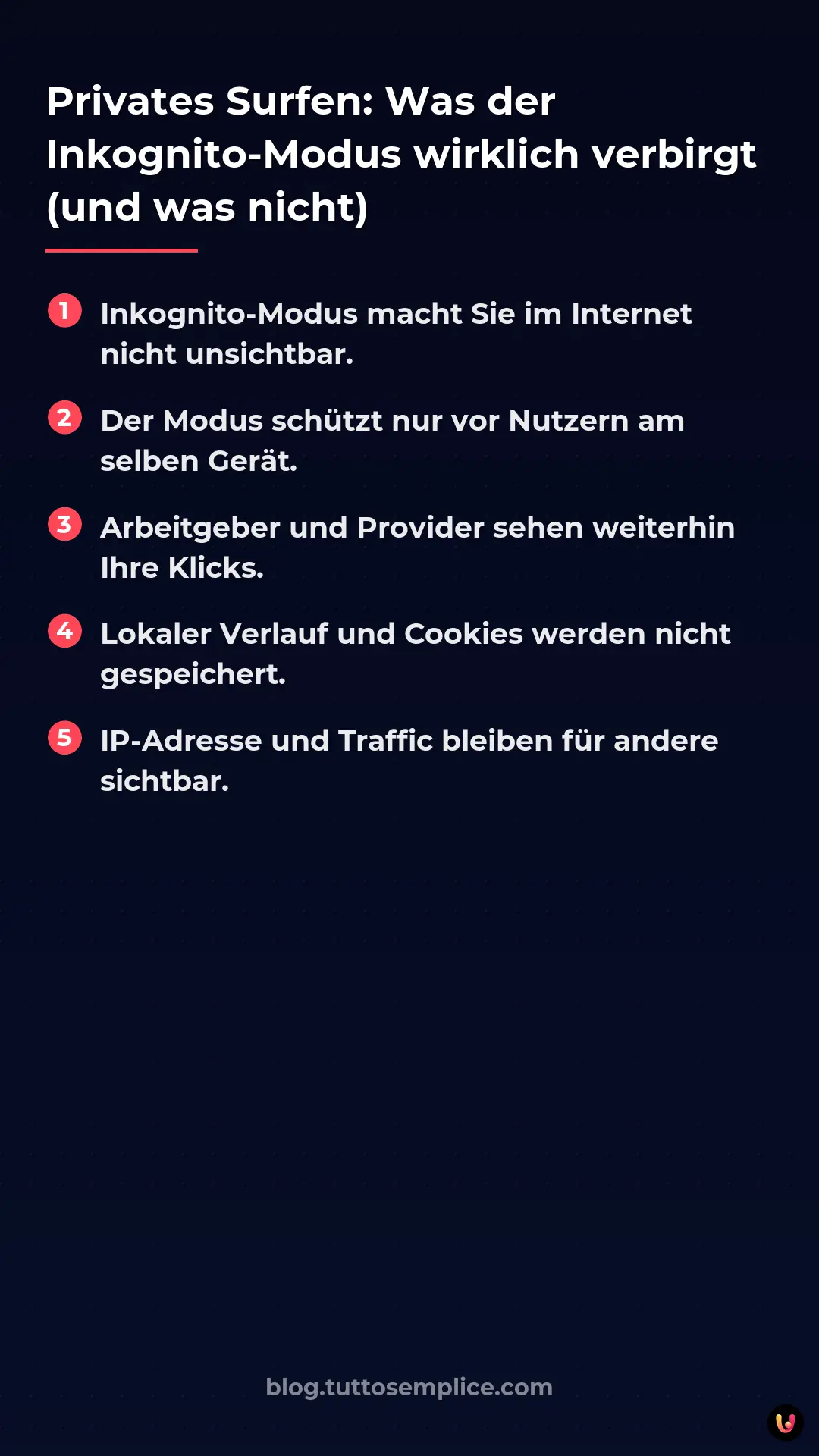 List: Privates Surfen: Was der Inkognito-Modus wirklich verbirgt (und was nicht)