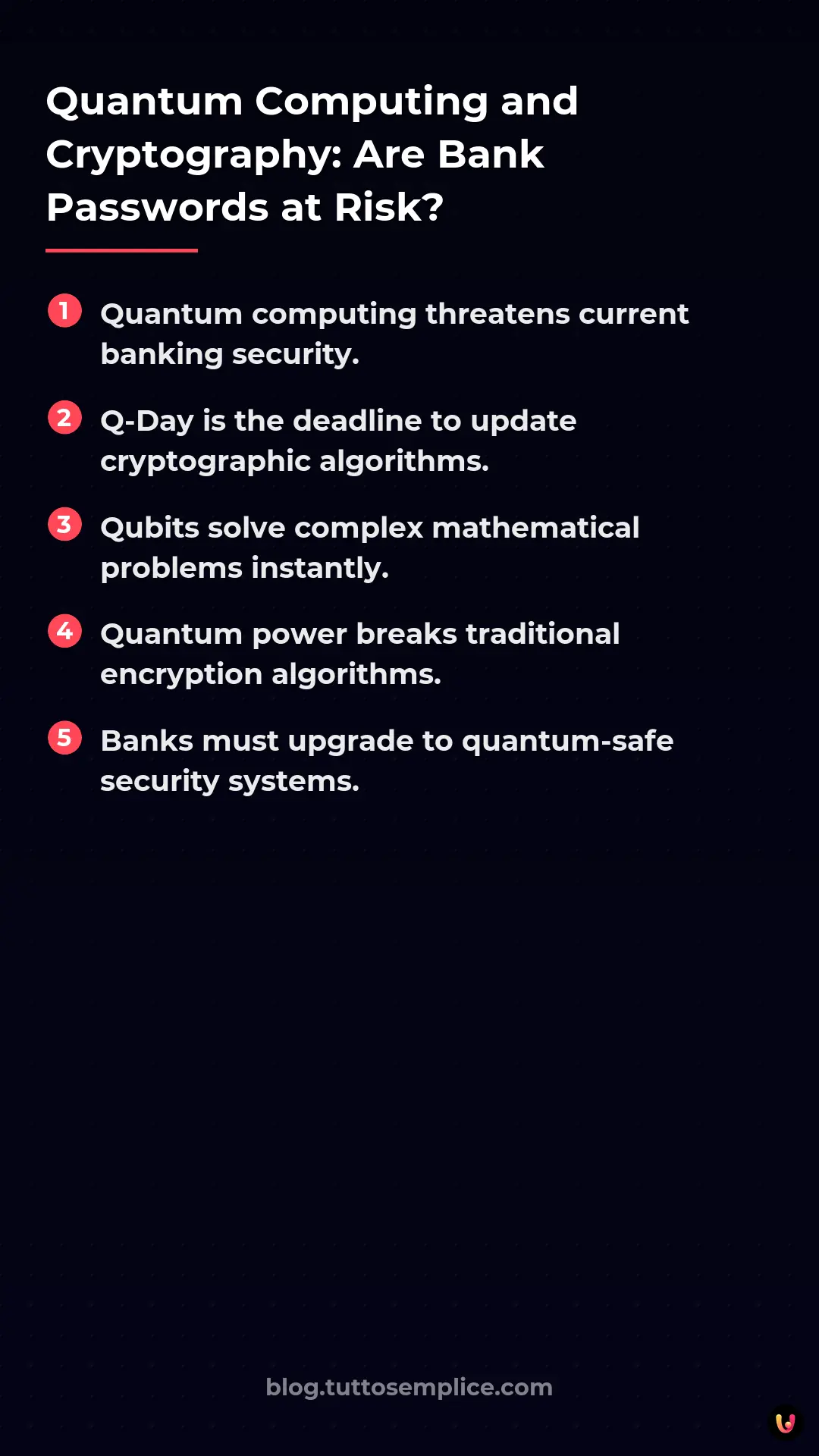 List: Quantum Computing and Cryptography: Are Bank Passwords at Risk?