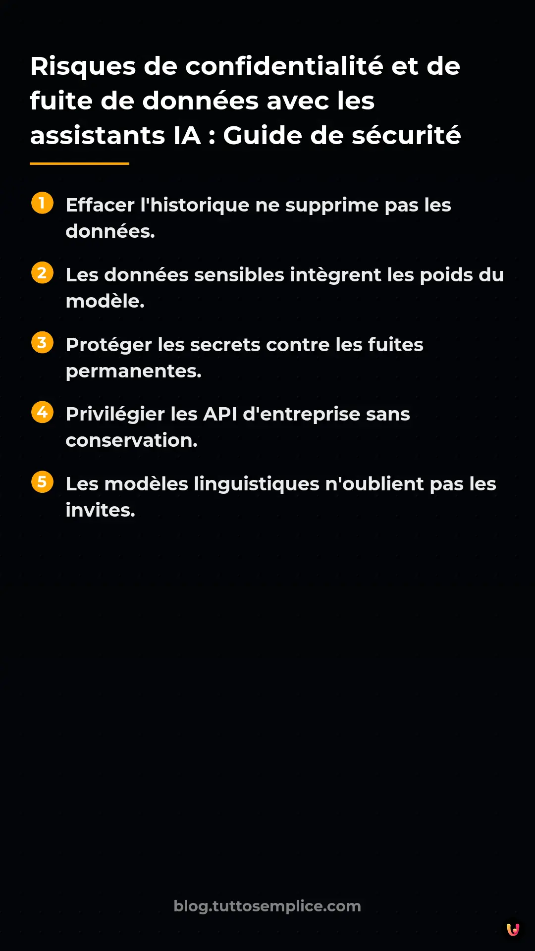 List: Risques de confidentialit&eacute; et de fuite de donn&eacute;es avec les assistants IA : Guide de s&eacute;curit&eacute;