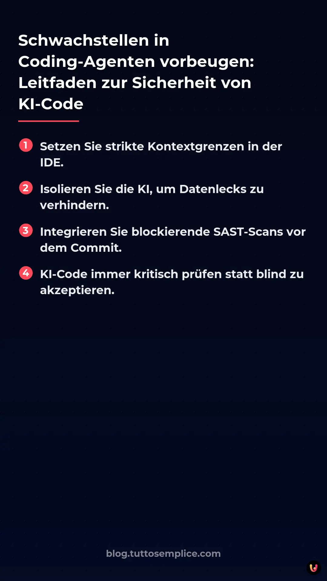 List: Schwachstellen in Coding-Agenten vorbeugen: Leitfaden zur Sicherheit von KI-Code