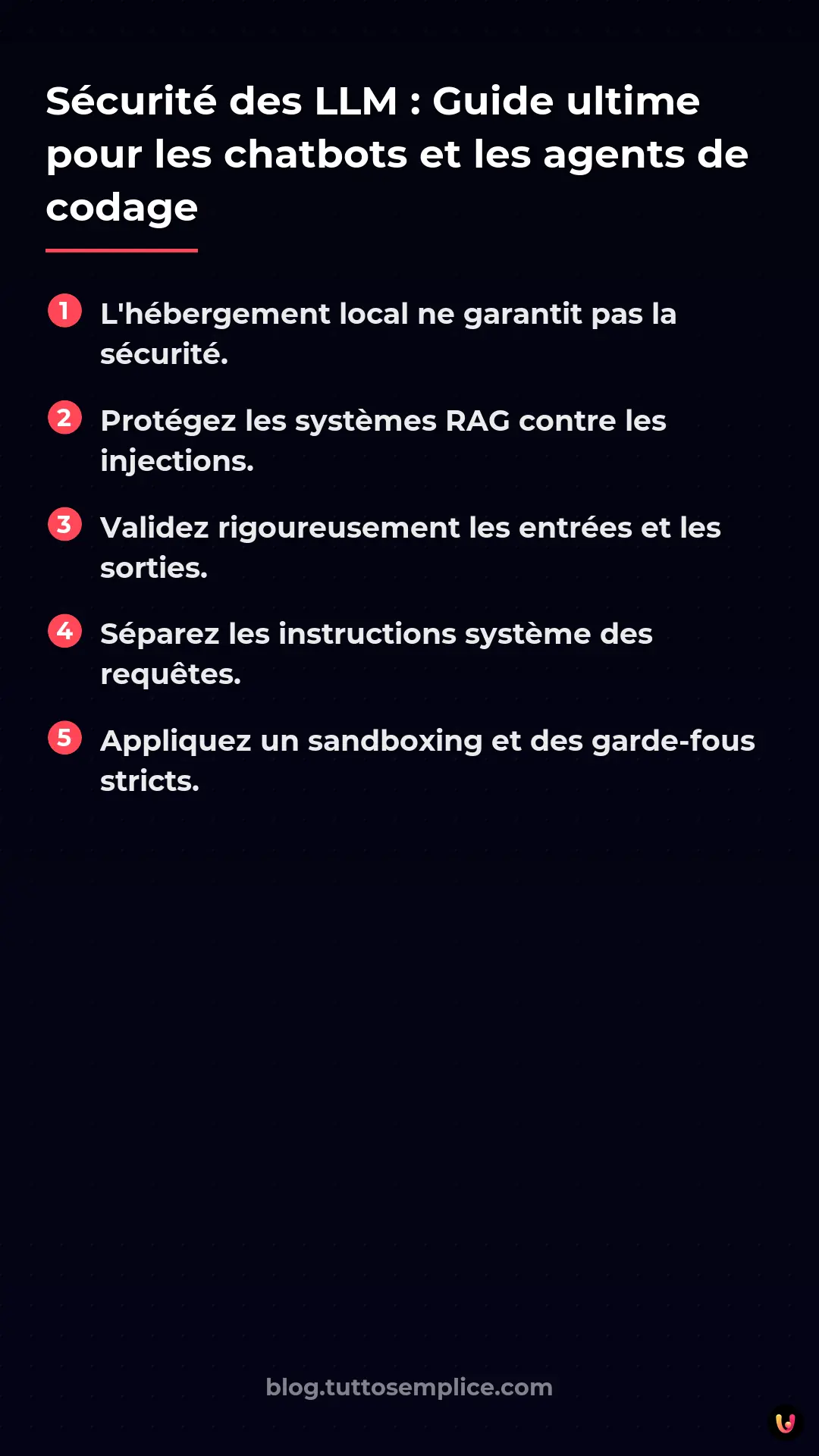List: S&eacute;curit&eacute; des LLM&nbsp;: Guide ultime pour les chatbots et les agents de codage