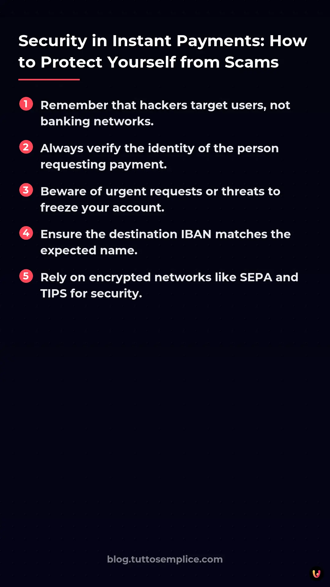 List: Security in Instant Payments: How to Protect Yourself from Scams