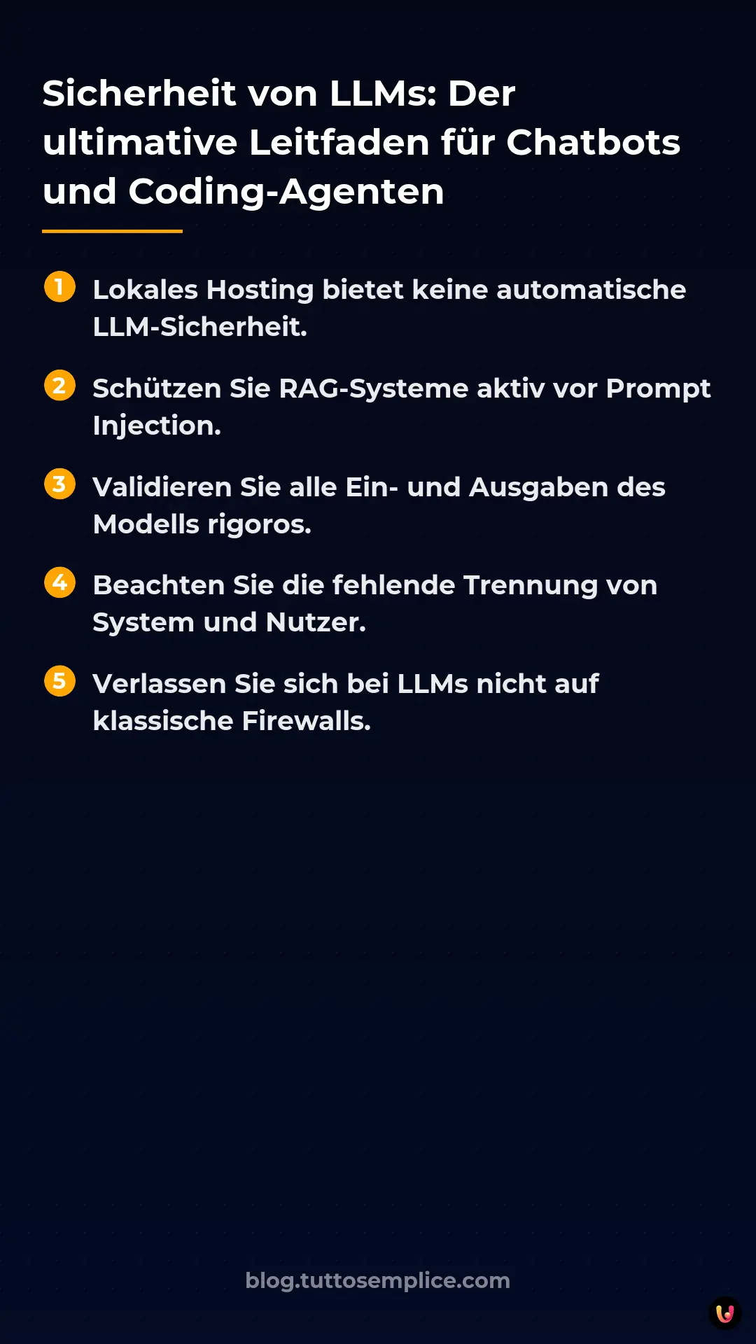List: Sicherheit von LLMs: Der ultimative Leitfaden f&uuml;r Chatbots und Coding-Agenten