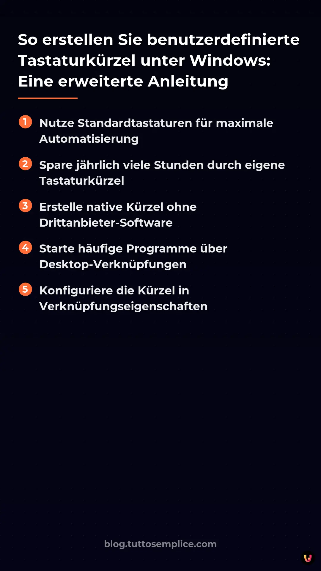 List: So erstellen Sie benutzerdefinierte Tastaturk&uuml;rzel unter Windows: Eine erweiterte Anleitung