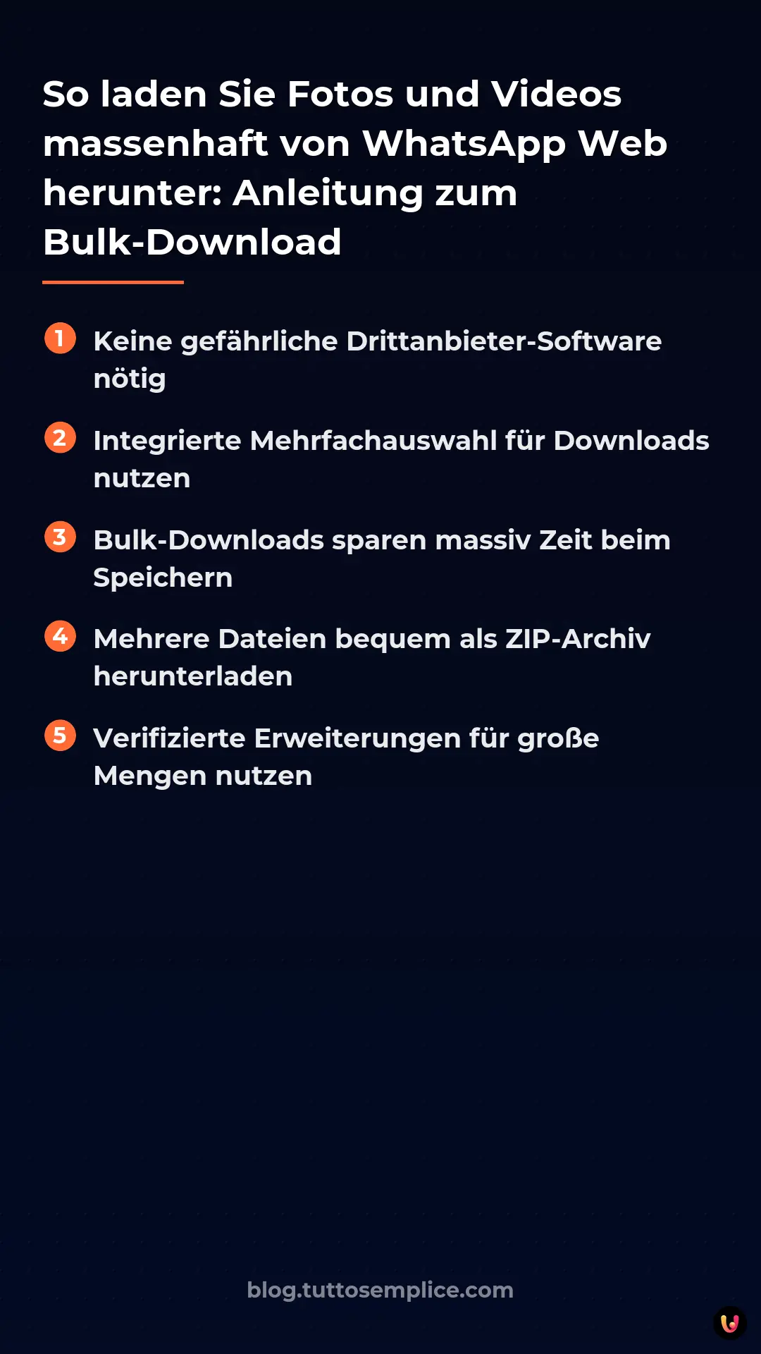 List: So laden Sie Fotos und Videos massenhaft von WhatsApp Web herunter: Anleitung zum Bulk-Download