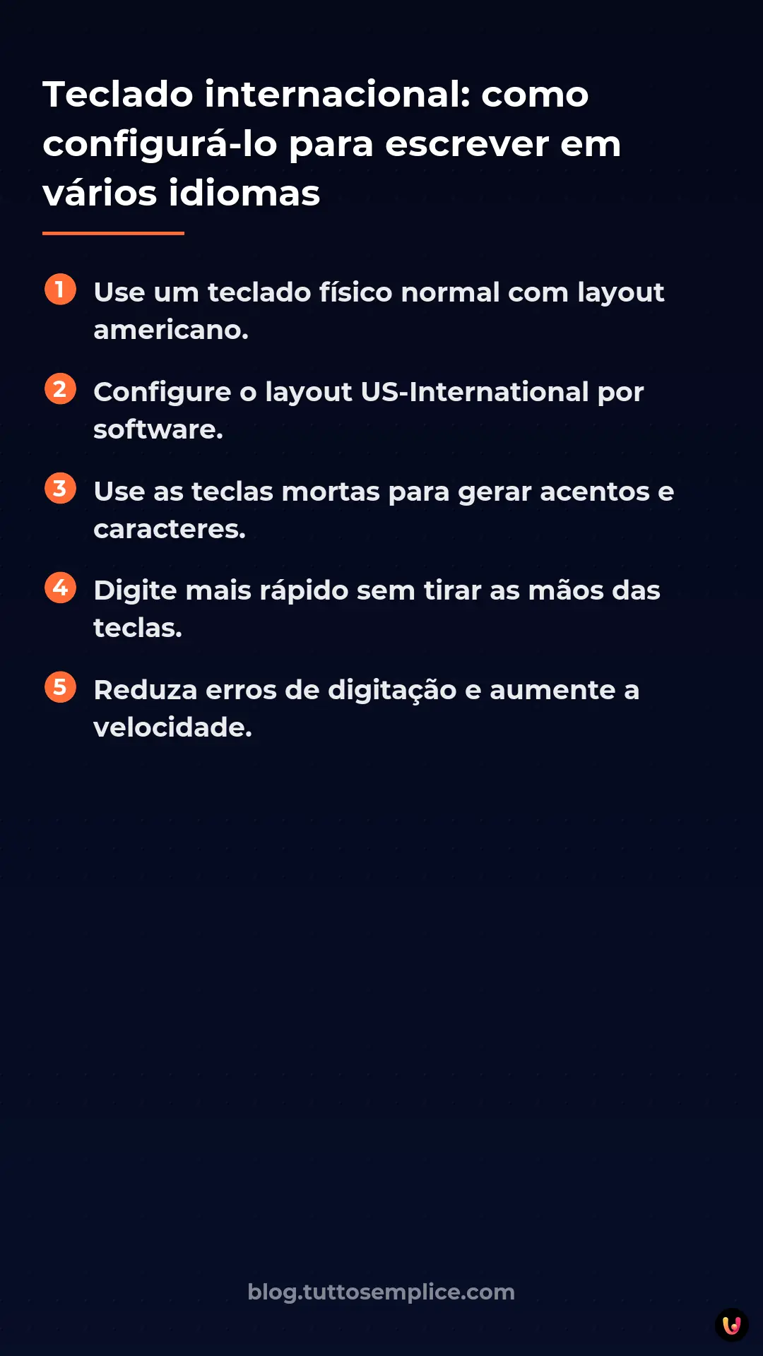 List: Teclado internacional: como configur&aacute;-lo para escrever em v&aacute;rios idiomas