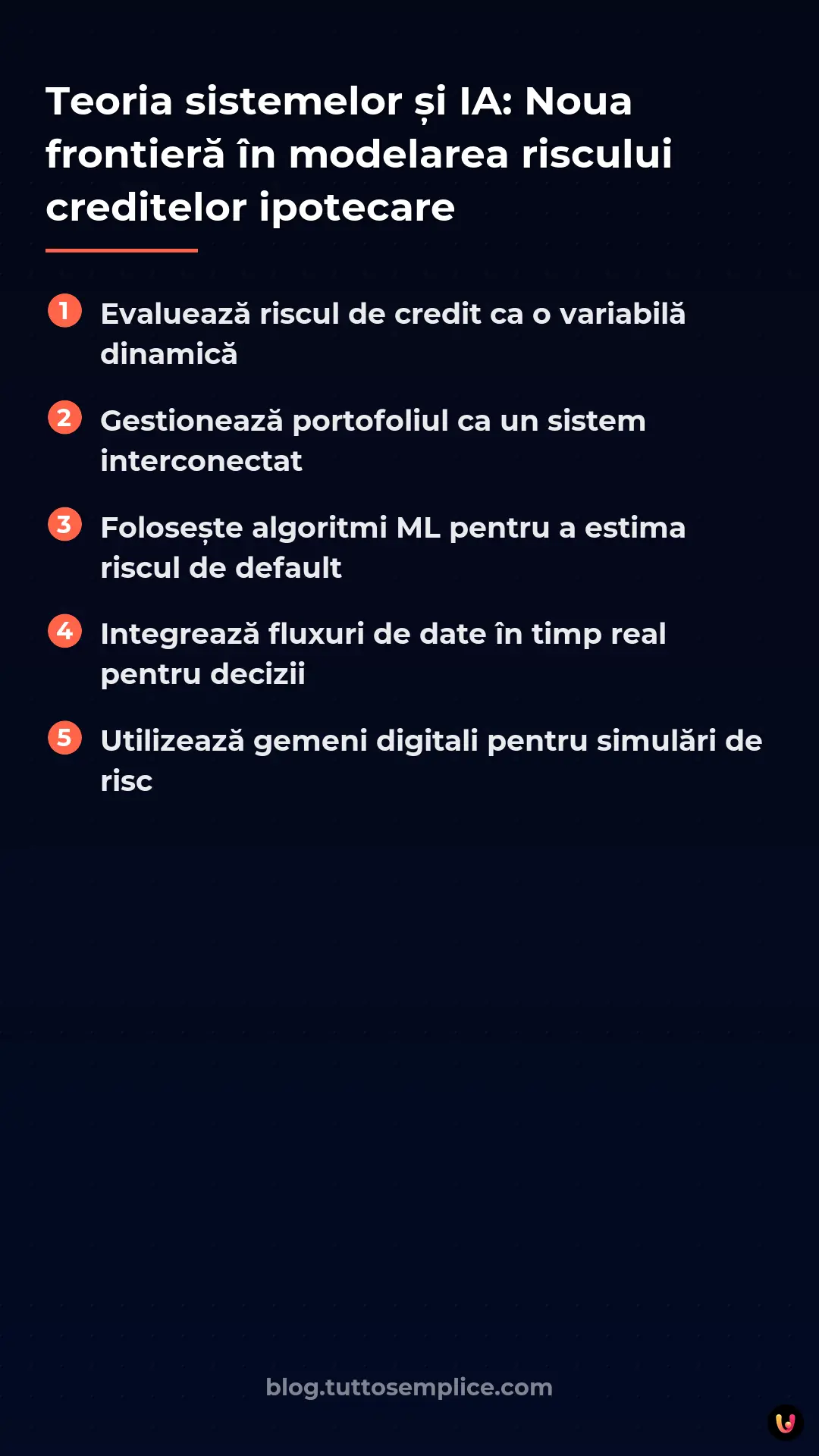 List: Teoria sistemelor și IA: Noua frontieră &icirc;n modelarea riscului creditelor ipotecare