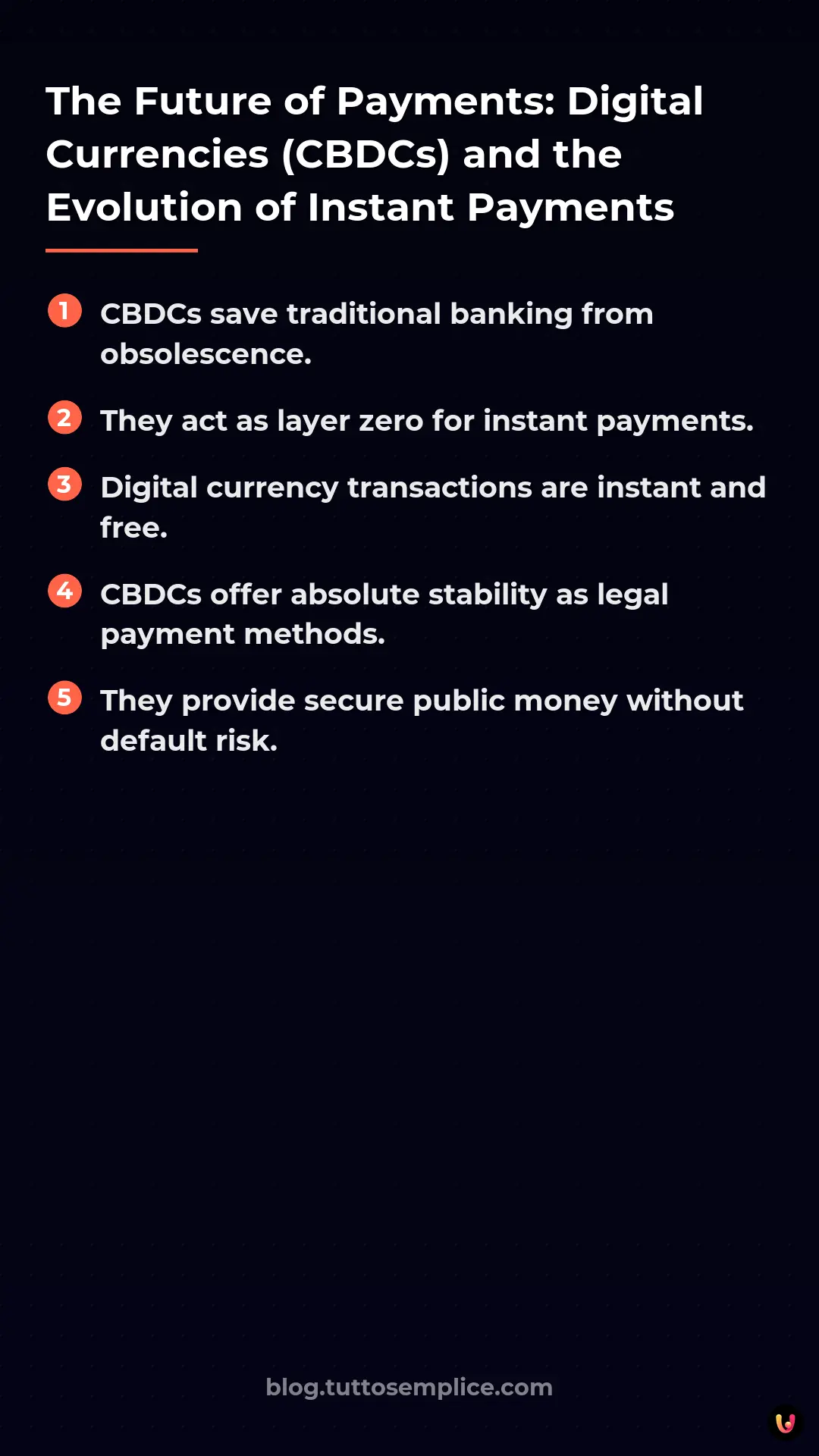 List: The Future of Payments: Digital Currencies (CBDCs) and the Evolution of Instant Payments
