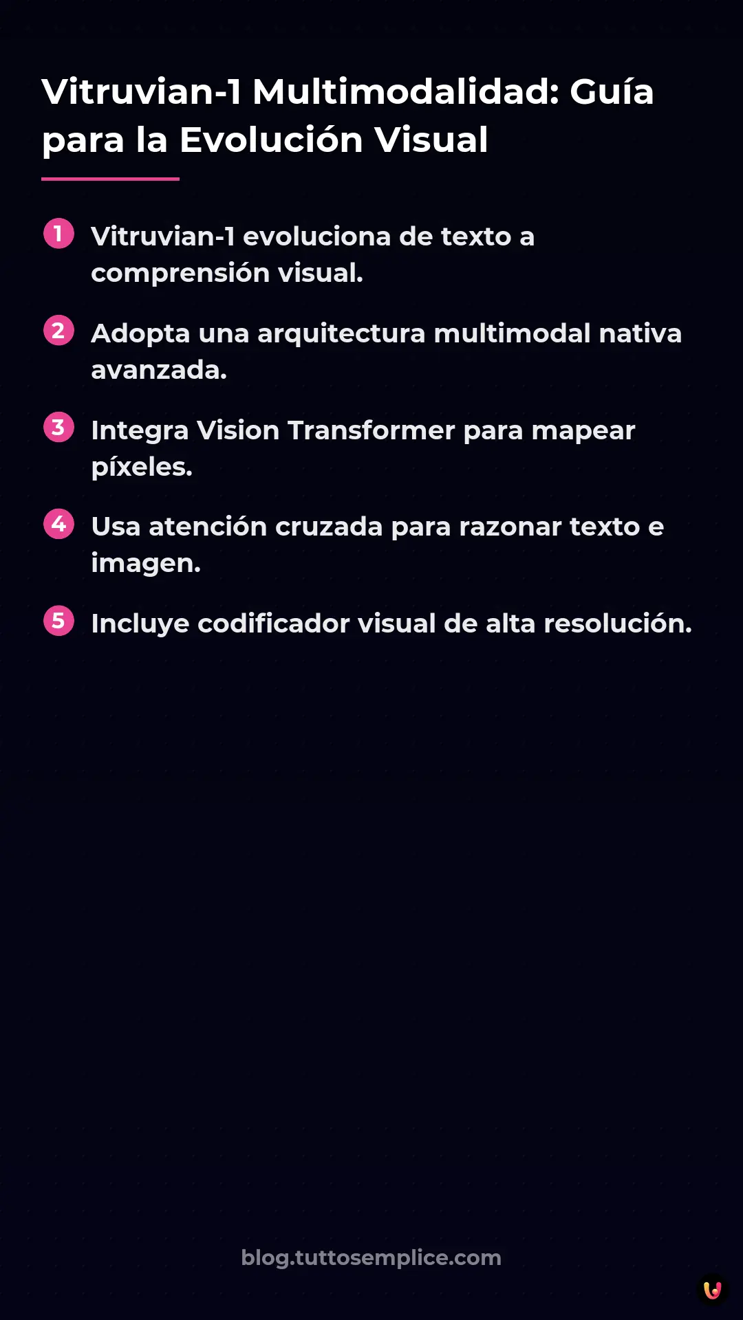 List: Vitruvian-1 Multimodalidad: Gu&iacute;a para la Evoluci&oacute;n Visual