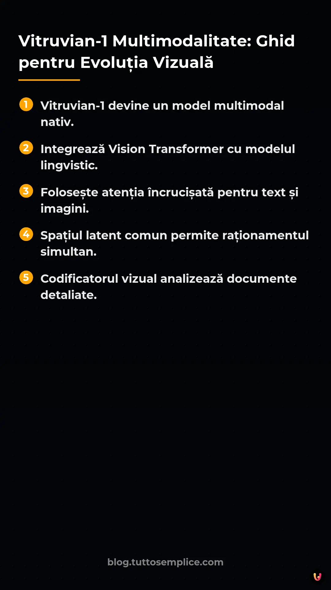 List: Vitruvian-1 Multimodalitate: Ghid pentru Evoluția Vizuală