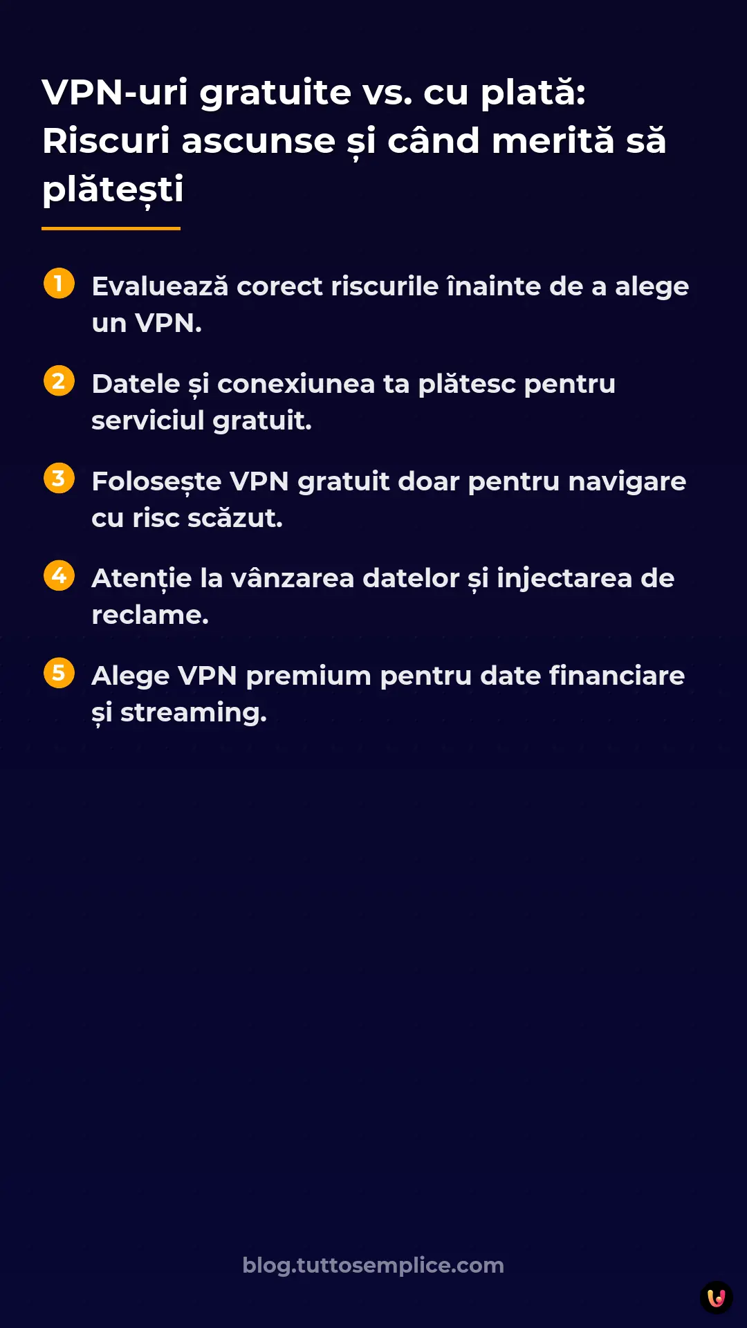 List: VPN-uri gratuite vs. cu plată: Riscuri ascunse și c&acirc;nd merită să plătești