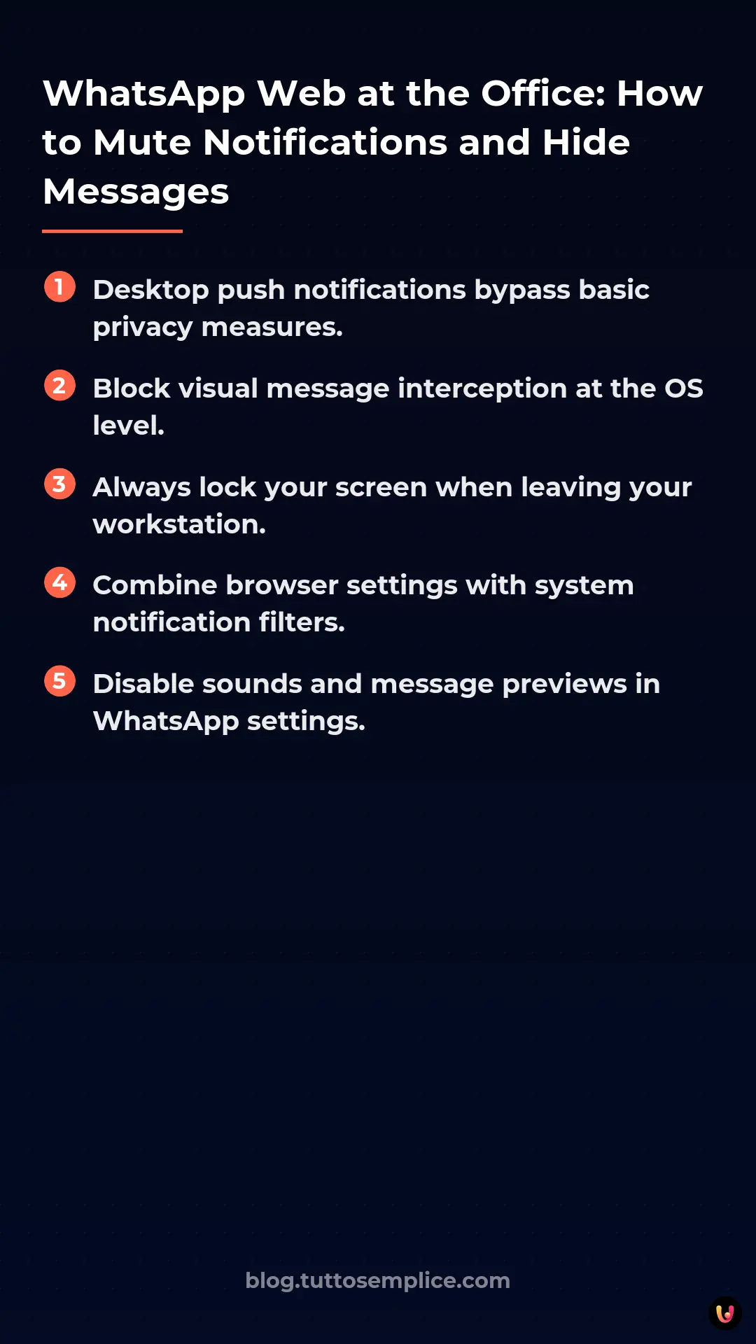 List: WhatsApp Web at the Office: How to Mute Notifications and Hide Messages