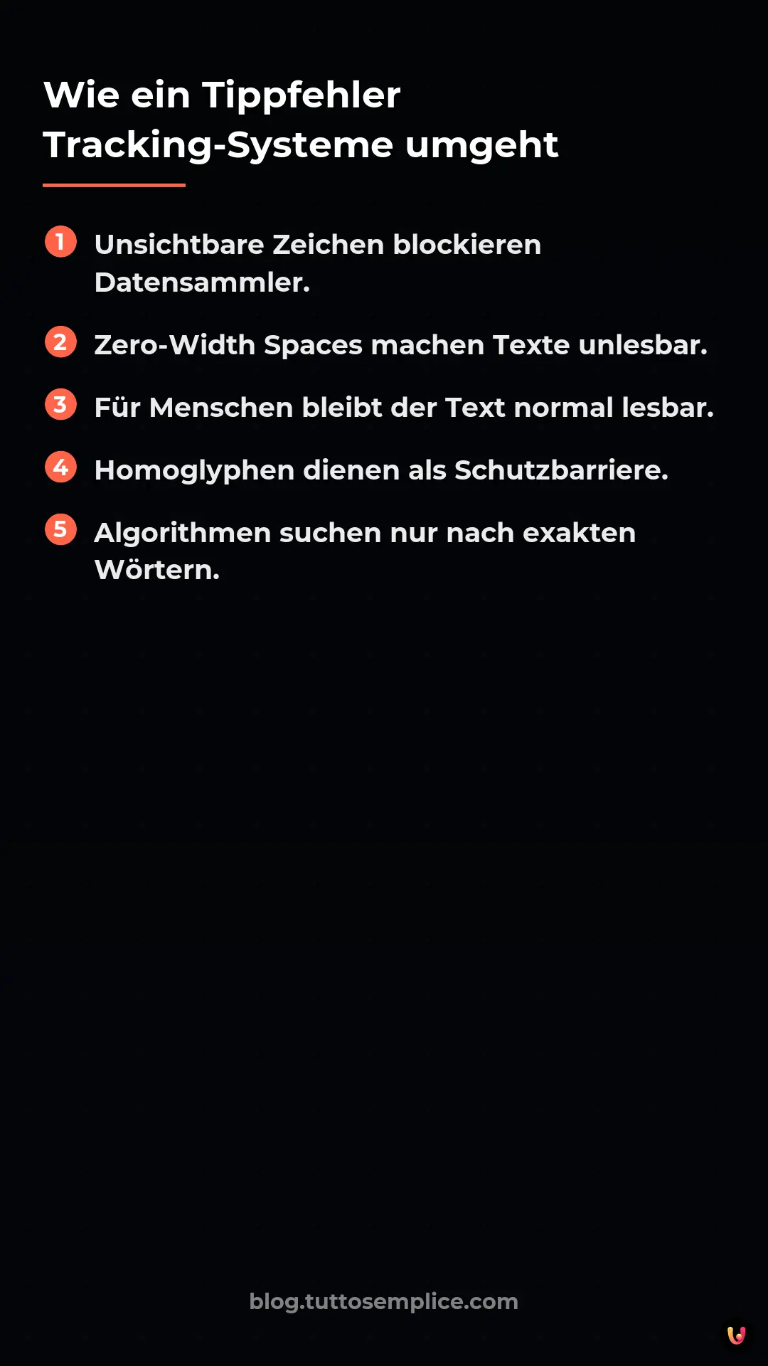 List: Wie ein Tippfehler Tracking-Systeme umgeht