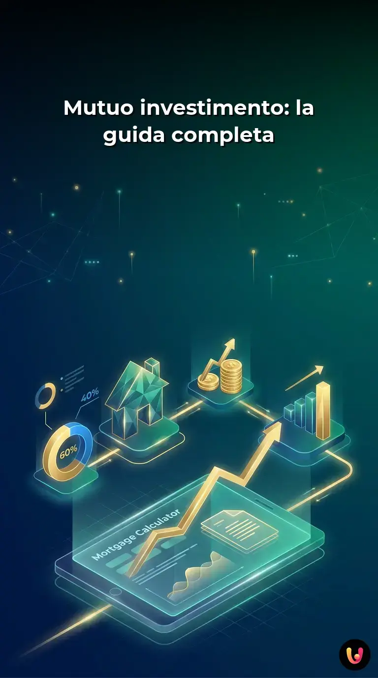 Grafica informativa sulle differenze tra mutuo prima casa e mutuo per investimento immobiliare.