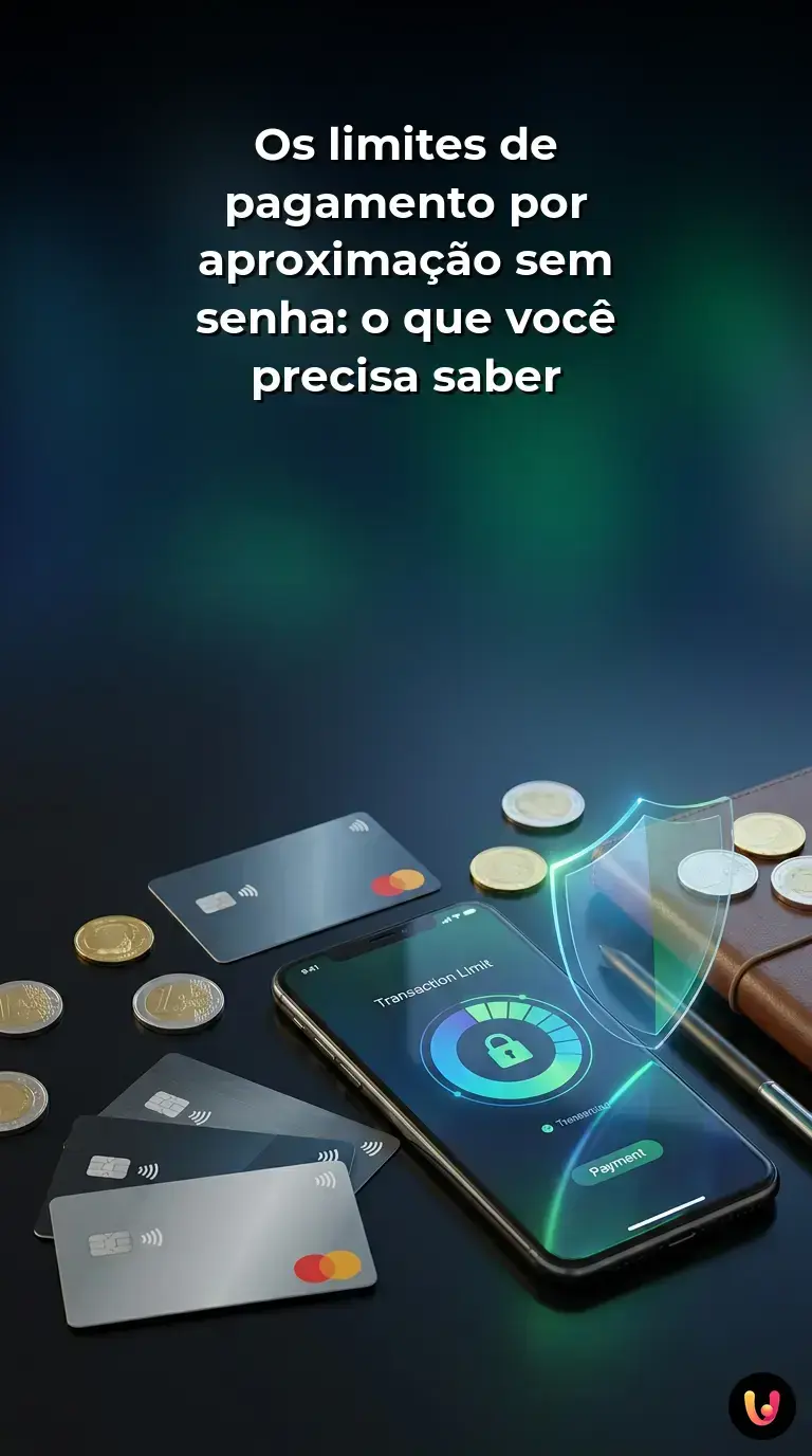 Interface de um simulador de limites para pagamentos por aproxima&ccedil;&atilde;o em smartphones.