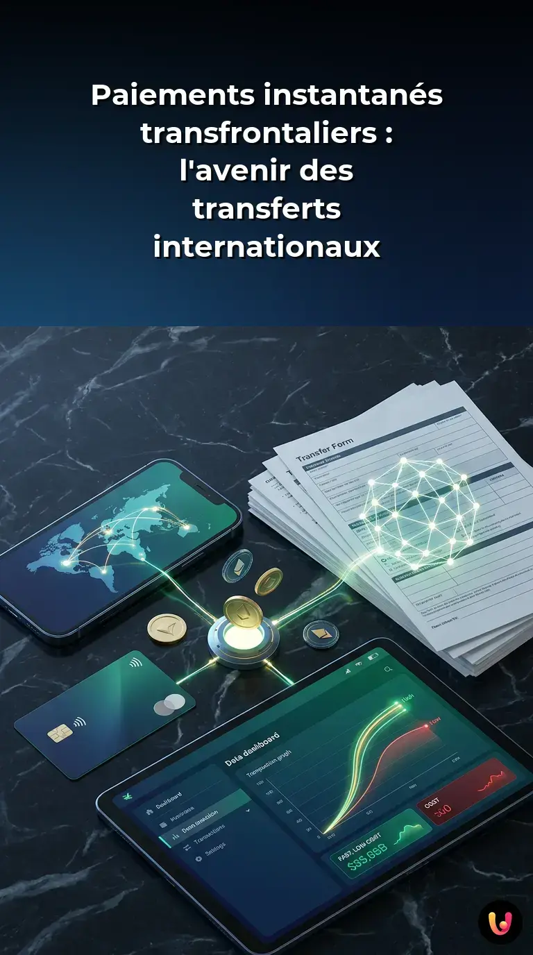 Comparaison des co&ucirc;ts et d&eacute;lais pour les transferts d'argent internationaux instantan&eacute;s.
