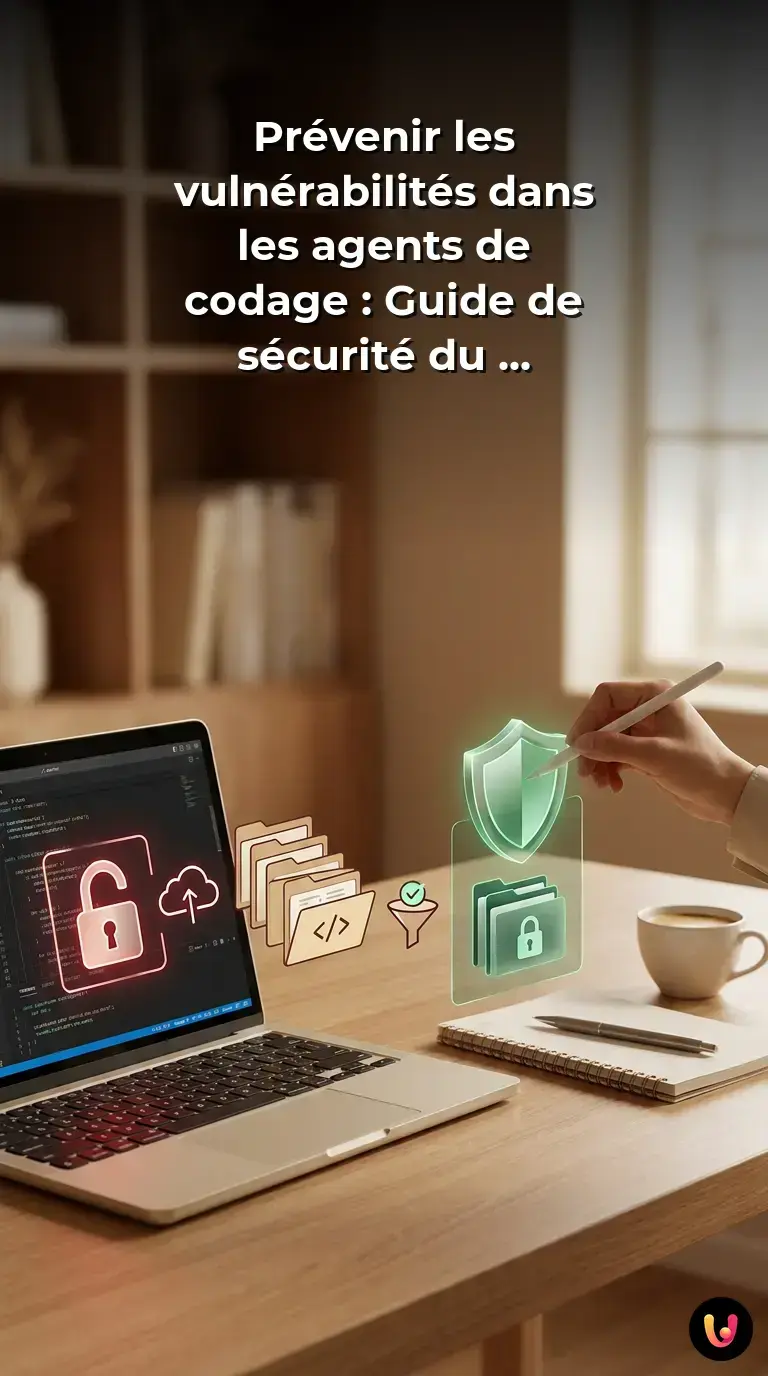 Interface de d&eacute;veloppement montrant un code s&eacute;curis&eacute; avec des agents d'intelligence artificielle.