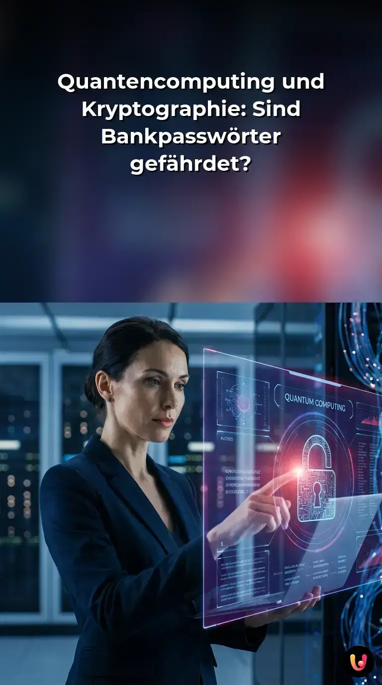 Ein leuchtender Quantenprozessor entschl&uuml;sselt digitale Bankdaten und komplexe Passw&ouml;rter.