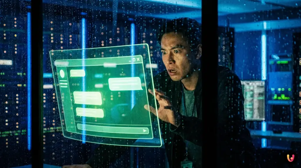 Laptop displaying the WhatsApp Web login screen and QR code next to a smartphone.