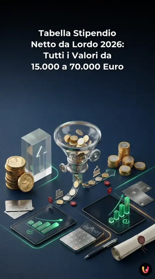 Tabella Stipendio Netto da Lordo 2026: Tutti i Valori da 15.000 a 70.000 Euro | Storia Visuale