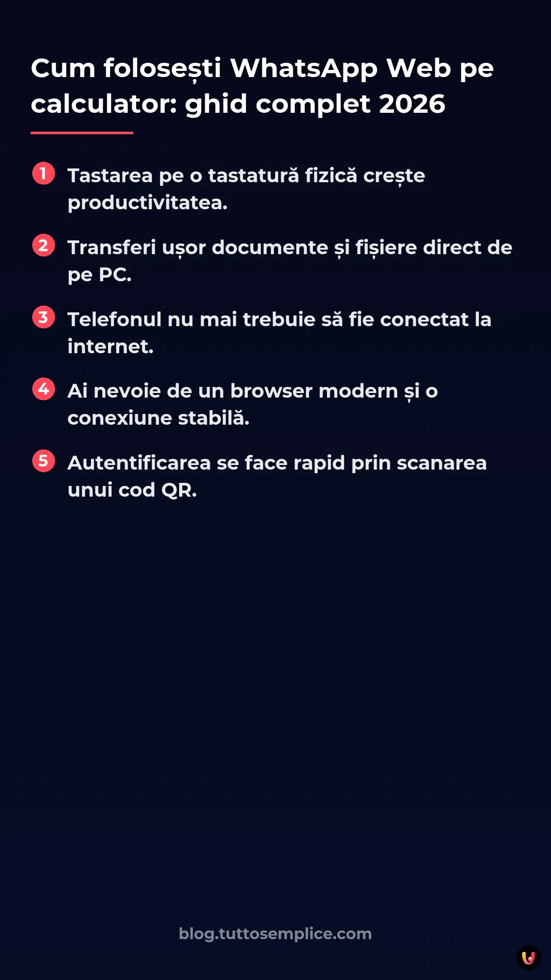 List: Cum folosești WhatsApp Web pe calculator: ghid complet 2026